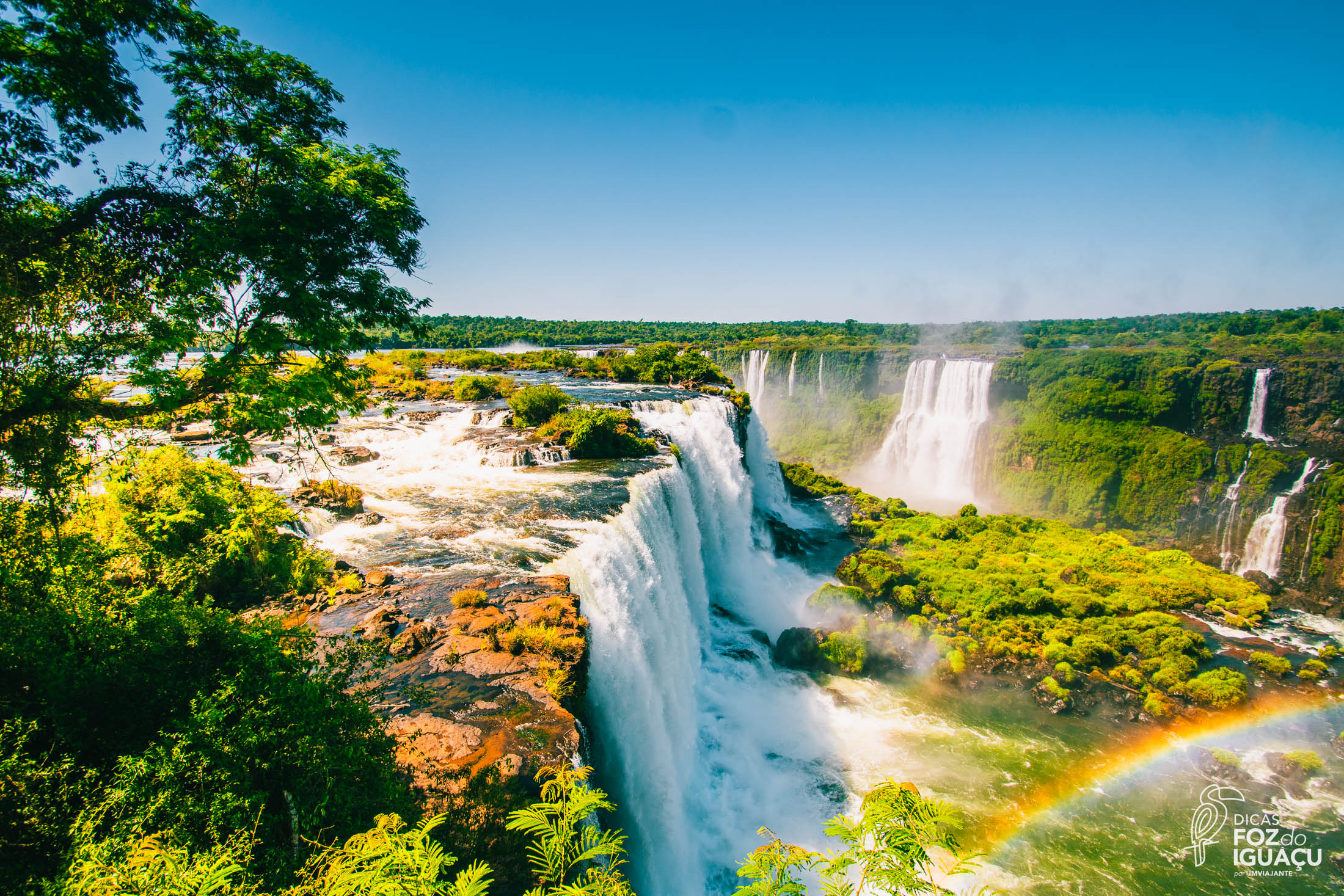 Diferença entre lado brasileiro e argentino das Cataratas do Iguaçu