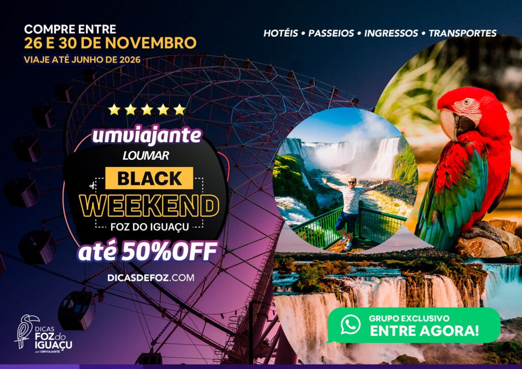Loumar Black Weekend 2025: Descontos em Foz do Iguaçu