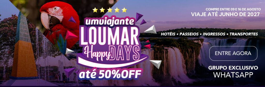 Loumar Happy Days: Descontos em Foz do Iguaçu